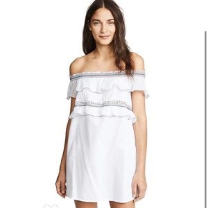 NWT XS Kisuii
White Noy Off The Shoulder Ruffle Casual Dress $225